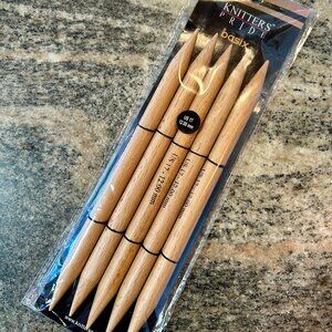 Knitter's Pride Double Pointed Knitting Needles Basix  8" Size 17 12mm/20cm NIP